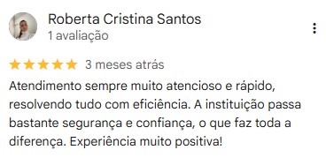 Avaliação de Roberta Cristina Santos sobre a Centromediar